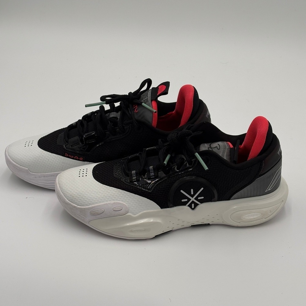Li-Ning Mens Way of Wade All City 12 Basketball Shoes 8 Black White ABAU015-4